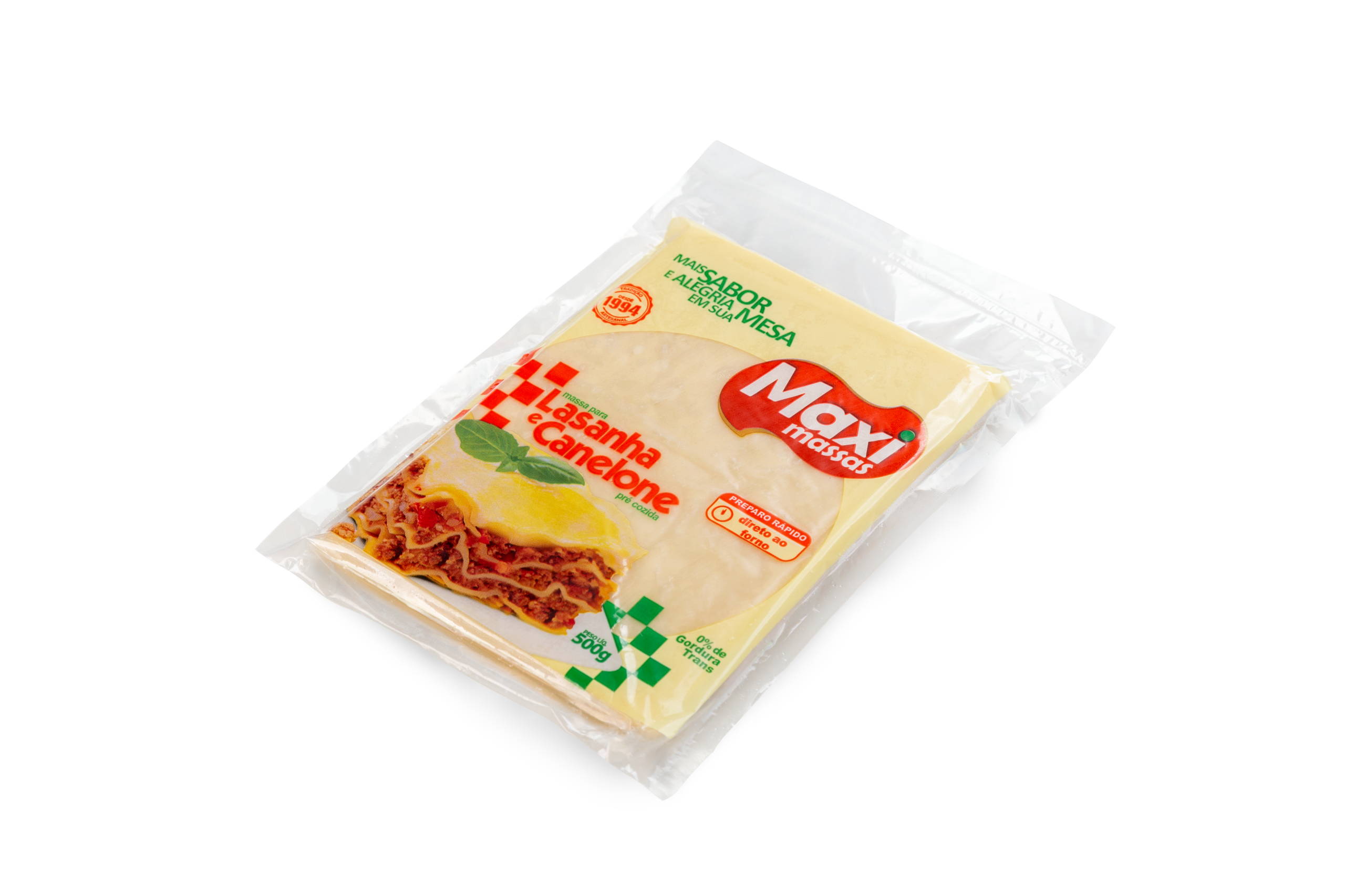 Massa para Lasanha e Canelone Maxi Massas